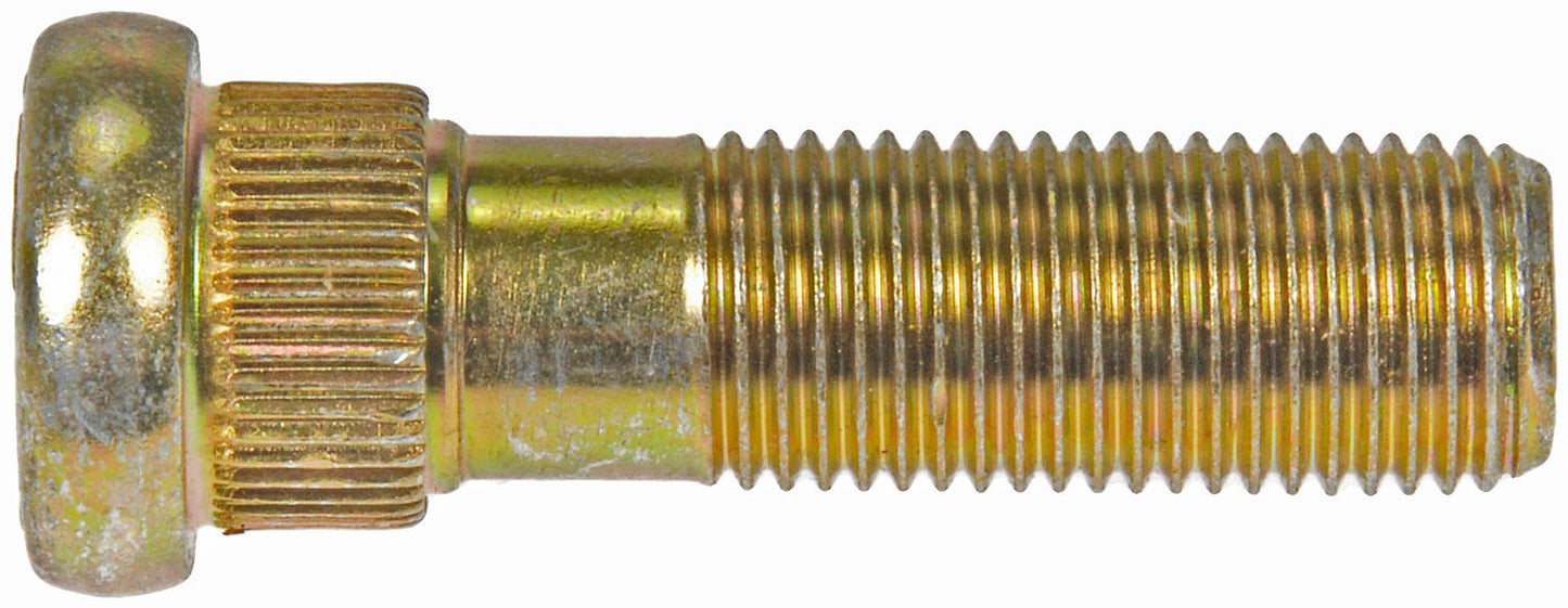 10 M12-1.25 Serrated Wheel Stud - 14.38mm Knurl, 43.5mm Length (Dorman# 610-566)