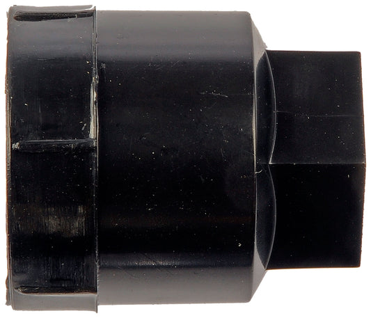 Black Wheel Nut Cover M24-2.0, Hex 19mm - Dorman# 611-605
