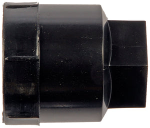 Black Wheel Nut Cover M24-2.0, Hex 19mm - Dorman# 611-605