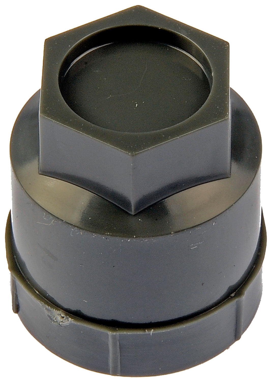 Gray Wheel Nut Cover M24-2.0, Hex 19mm - Dorman# 611-606