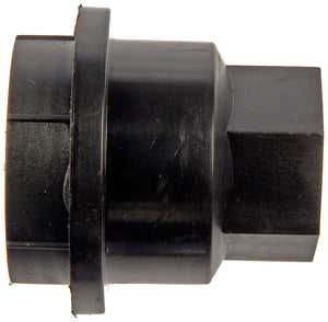 Black Wheel Nut Cover M24-2.0, Hex 19mm - Dorman# 611-615
