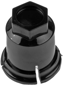 Black Wheel Nut Cover M24-2.0, Hex 19mm - Dorman# 611-619