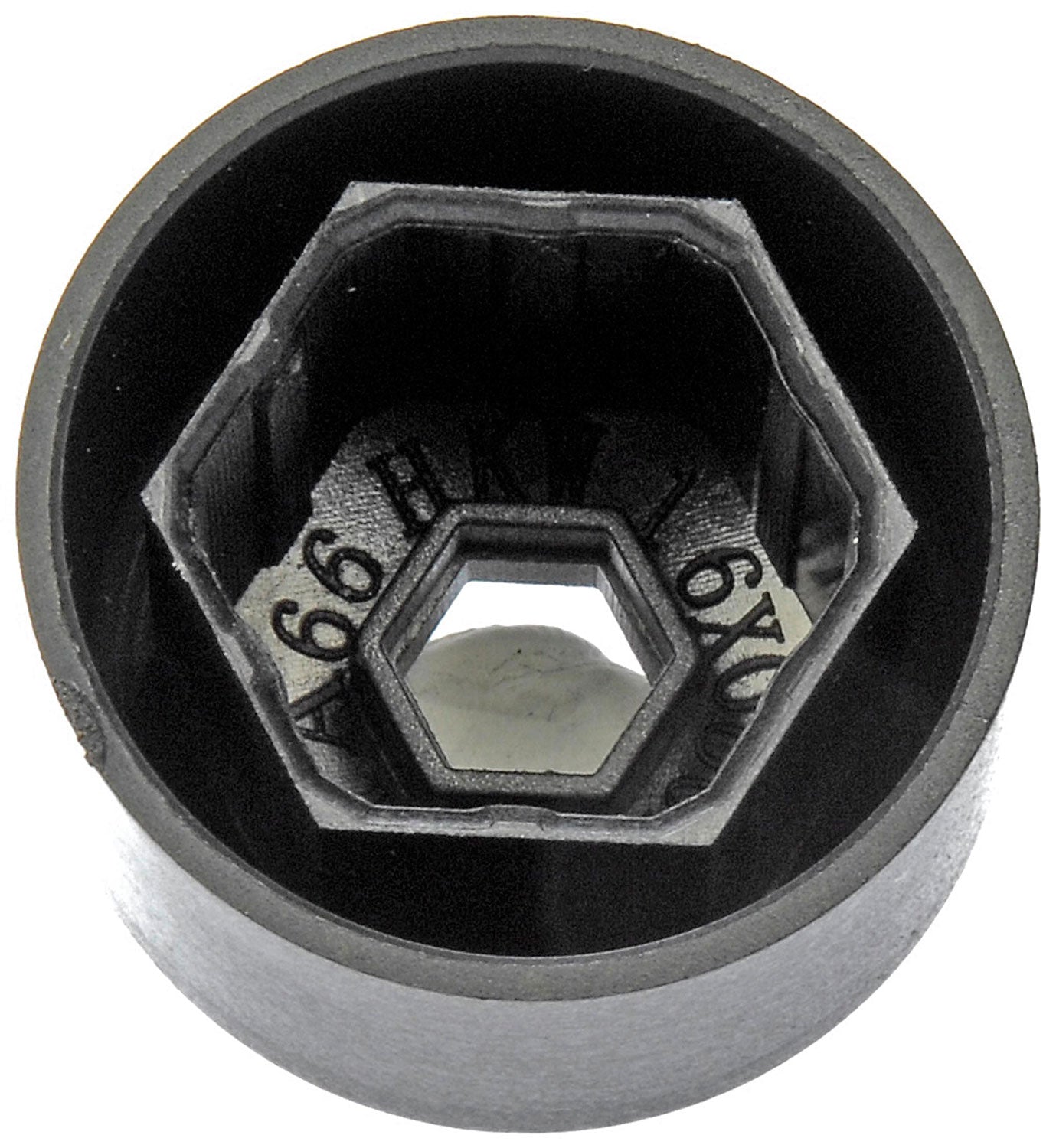Black Wheel Nut Cover, Push Type - Dorman# 611-644