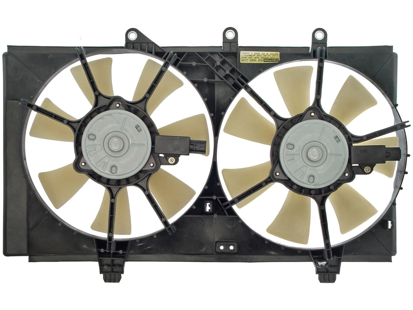 Engine Cooling Dual Fan Assembly (Dorman 620-032) w/ Shroud, Motor & Blade