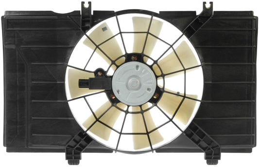 Engine Cooling Single Fan Assembly (Dorman 620-033) w/ Shroud, Motor & Blade