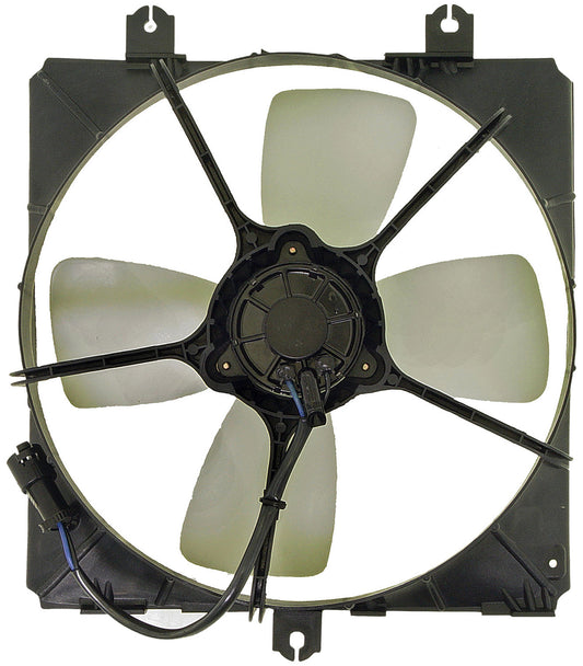 A/C Condenser Radiator Fan Assembly (Dorman 620-514) w/ Shroud, Motor & Blade