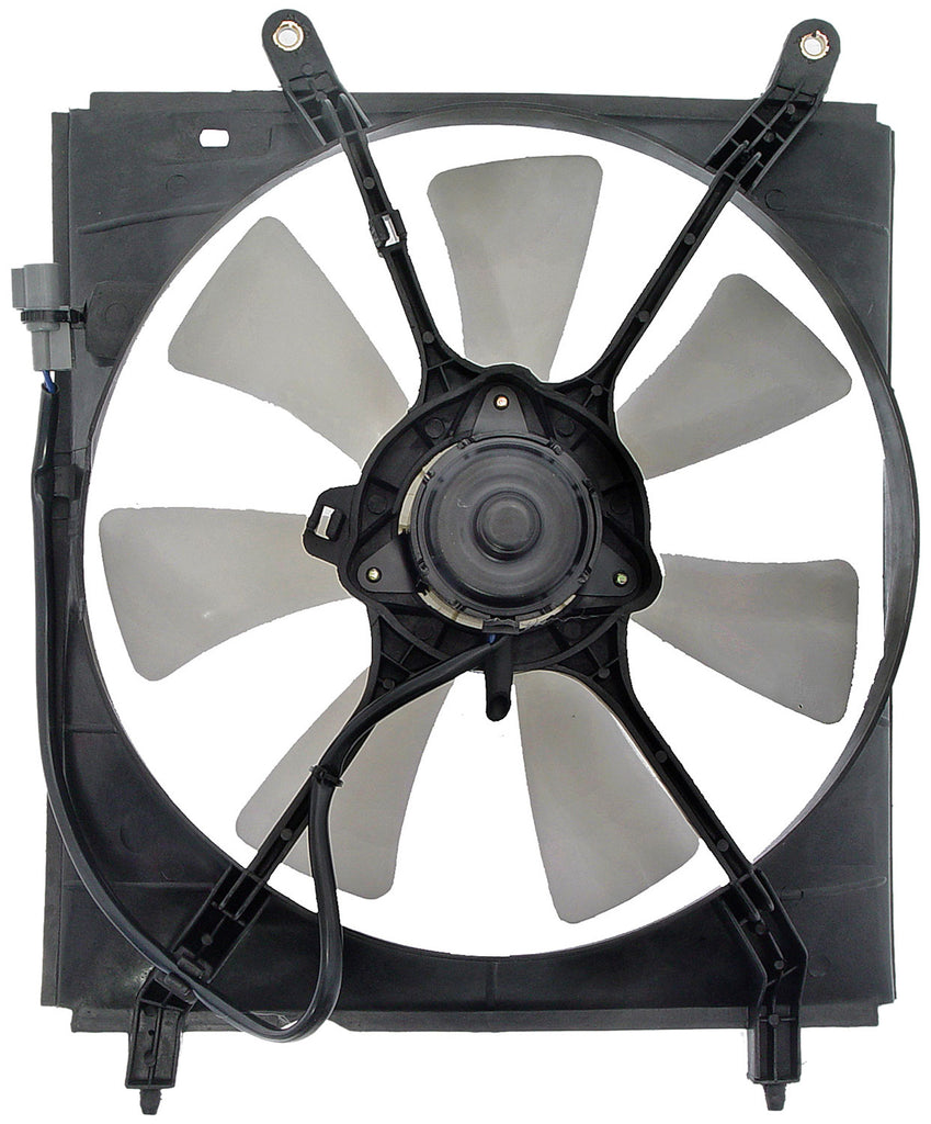 Left Engine Radiator Fan Assembly (Dorman 620-520) w/ Shroud, Motor & Blade