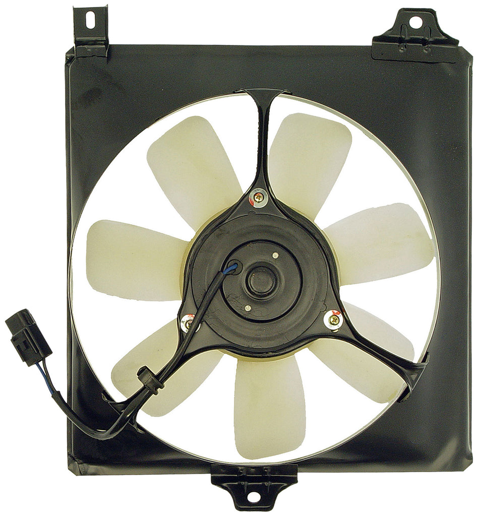 A/C Condenser Radiator Fan Assembly (Dorman 620-530) w/ Shroud, Motor & Blade