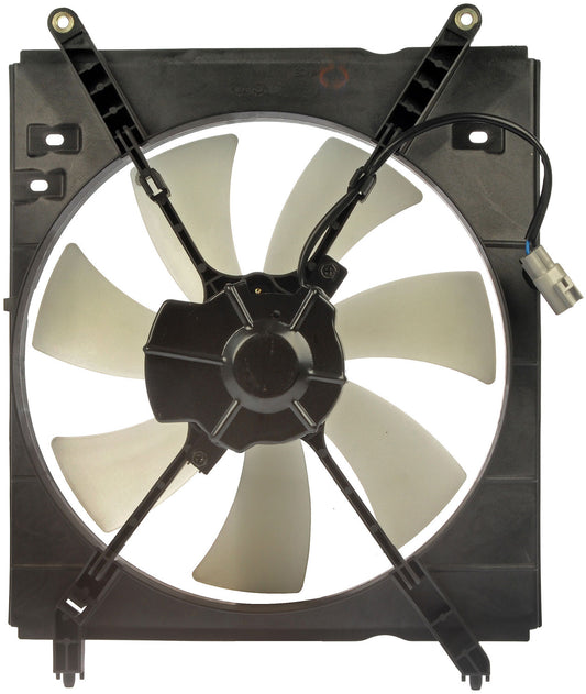 A/C Condenser Radiator Fan Assembly (Dorman 620-543) w/ Shroud, Motor & Blade