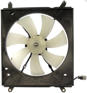 A/C Condenser Radiator Fan Assembly (Dorman 620-543) w/ Shroud, Motor & Blade