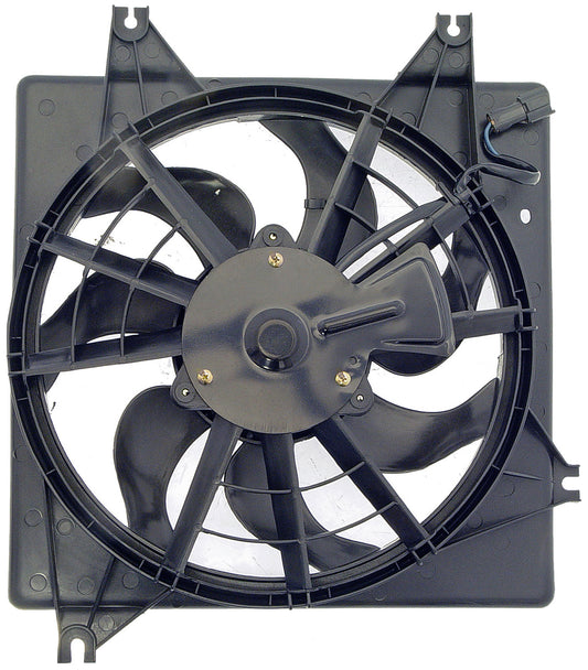 A/C Condenser Radiator Fan Assembly (Dorman 620-710) w/ Shroud, Motor & Blade