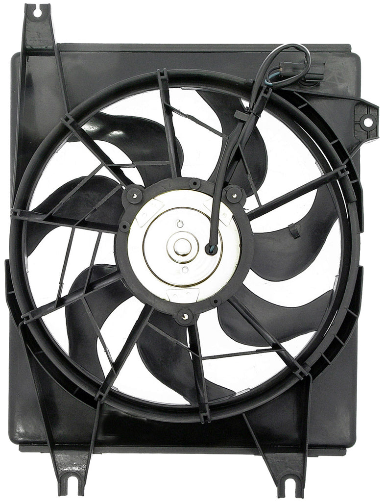 A/C Condenser Radiator Fan Assembly (Dorman 620-721) w/ Shroud, Motor & Blade