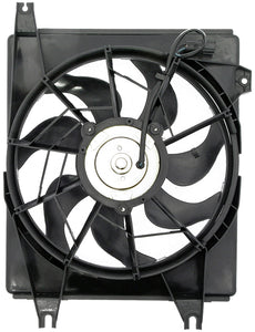 A/C Condenser Radiator Fan Assembly (Dorman 620-721) w/ Shroud, Motor & Blade