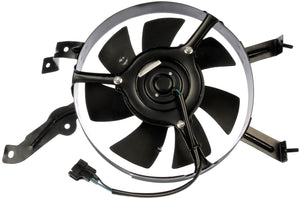 A/C Condenser Radiator Fan Assembly (Dorman 620-743) w/ Shroud, Motor & Blade