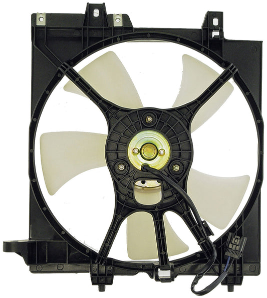 A/C Condenser Radiator Fan Assembly (Dorman 620-766) w/ Shroud, Motor & Blade