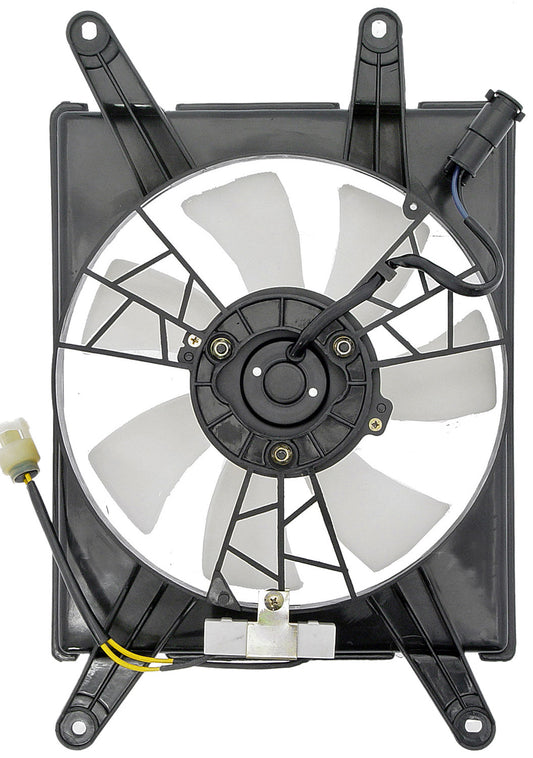 A/C Condenser Radiator Fan Assembly (Dorman 620-776) w/ Shroud, Motor & Blade