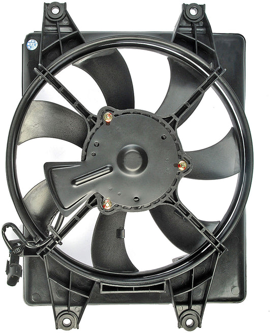 A/C Condenser Radiator Fan Assembly (Dorman 620-804) w/ Shroud, Motor & Blade