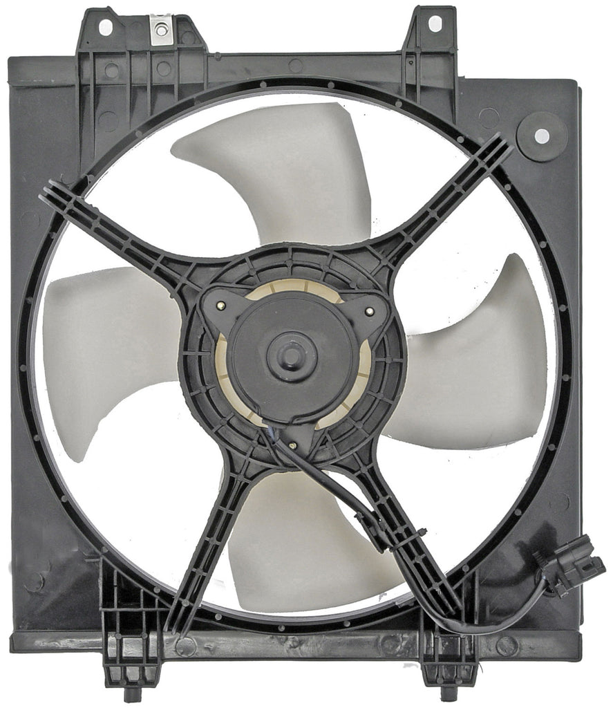 A/C Condenser Radiator Fan Assembly (Dorman 620-819) w/ Shroud, Motor & Blade