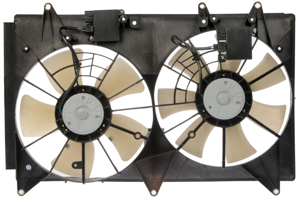 New Dorman Dual Radiator Fan Assembly 621-077 L33M15150 07-09 Mazda CX-7