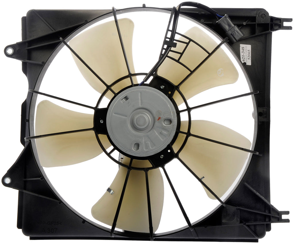 One Radiator Fan Assembly Left Only Dorman 621-348