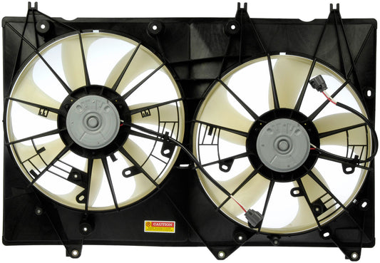 Dual Radiator Fan Assembly 08-09 Toyota Highlander Hybrid 621-413 Dorman