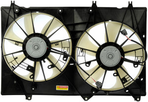 Dual Radiator Fan Assembly 08-09 Toyota Highlander Hybrid 621-413 Dorman
