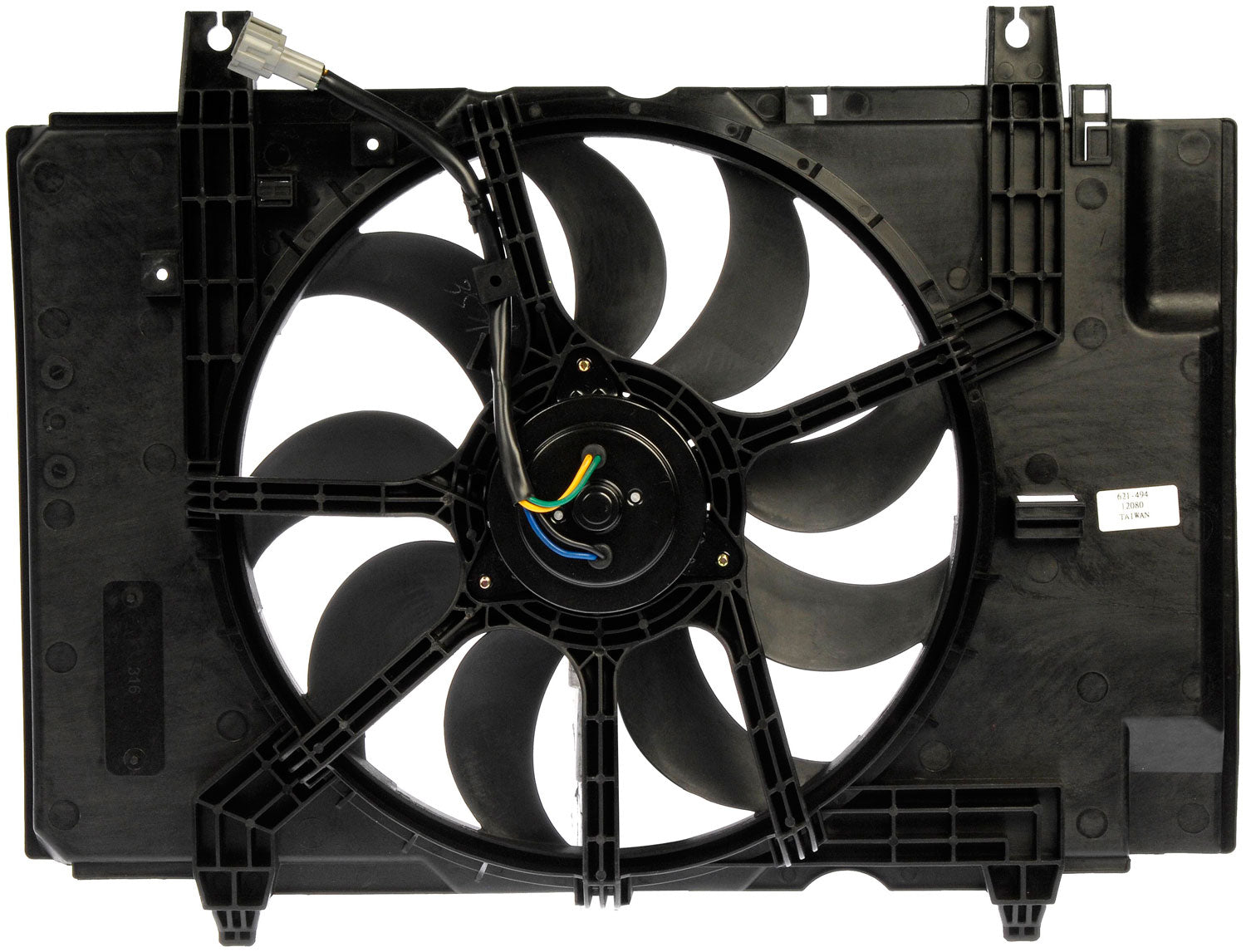 New Radiator Fan Assembly With Controller - Dorman 621-494 – Parts ...