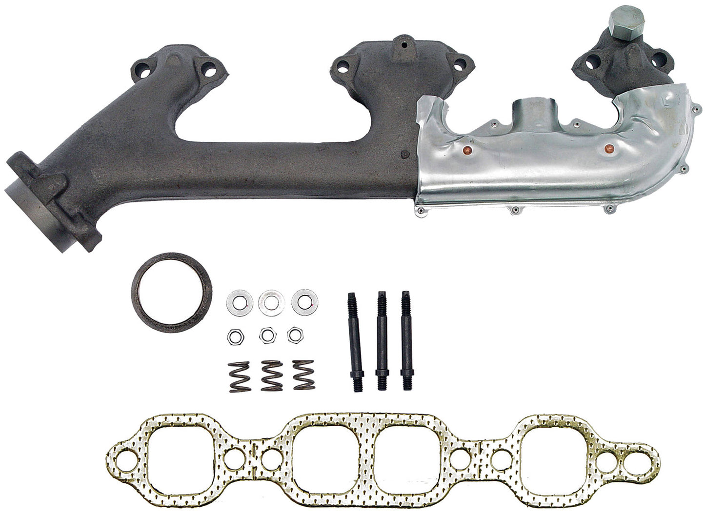 Right Exhaust Manifold w/ EGR, Heat Shield, Hardware & Gasket Dorman 674-158