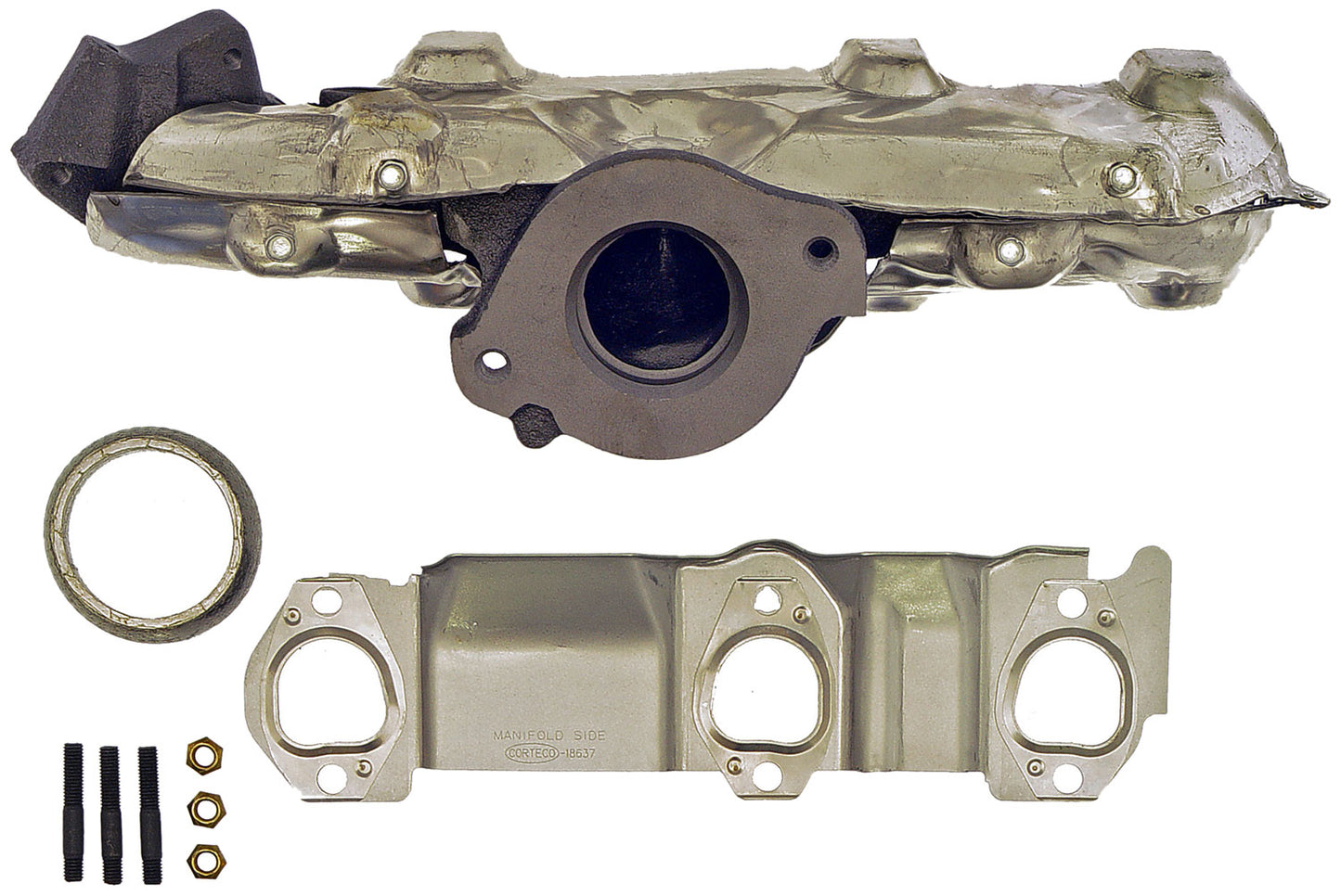 Right Exhaust Manifold Kit w/ Hardware & Gaskets Dorman 674-567 USA Made