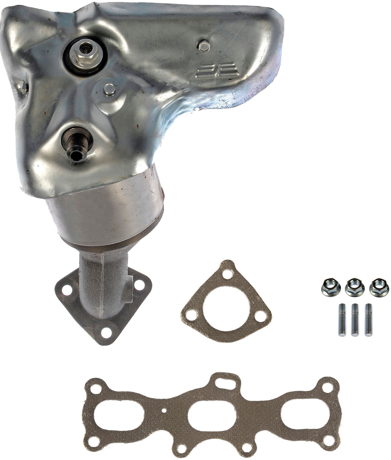 Left Exhaust Manifold Kit w/ Integ. Converter & Hardware Dorman 674-606 USA Made