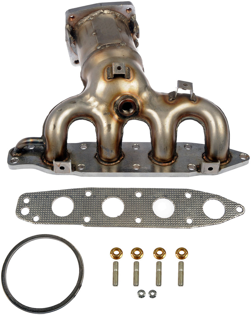 Left Exhaust Manifold Kit w/ Integ. Converter & Hardware Dorman 674-622 USA Made