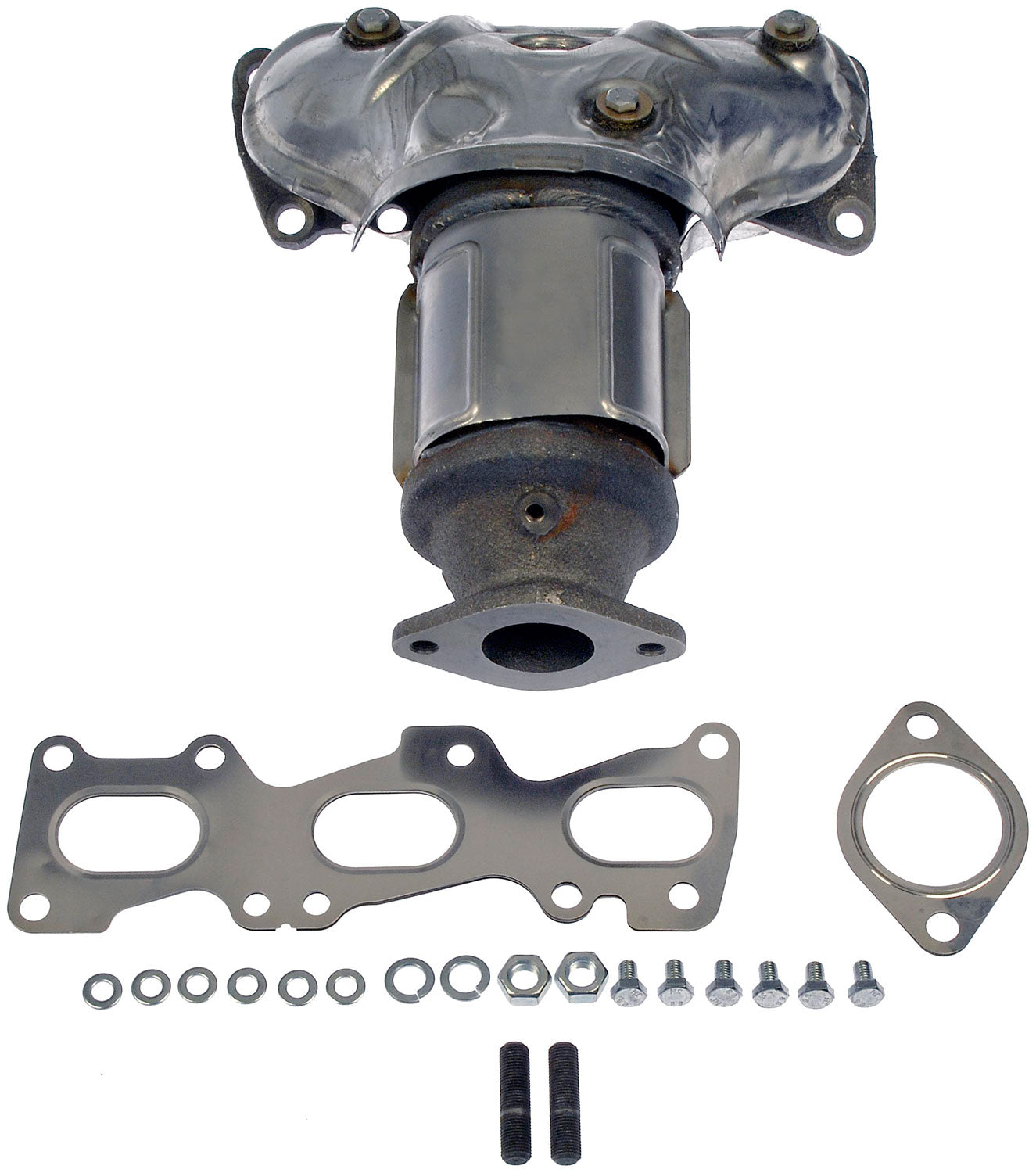 New Manifold Converter Includes Gaskets; Cast Manifold - Dorman 674-853