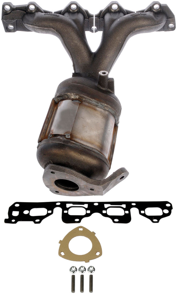 New Manifold With Catalytic Converter - Cast Iron - w/ Gaskets - Dorman 674-889