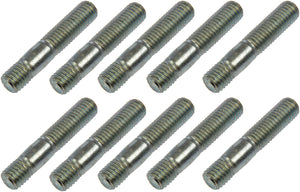 10 Pack of Double Ended Studs, M10-1.50x27mm & M10-1.50x12mm (Dorman #675-352)