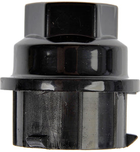 Black Wheel Nut Cover M24-2.0, Hex 19mm - Dorman# 611-620