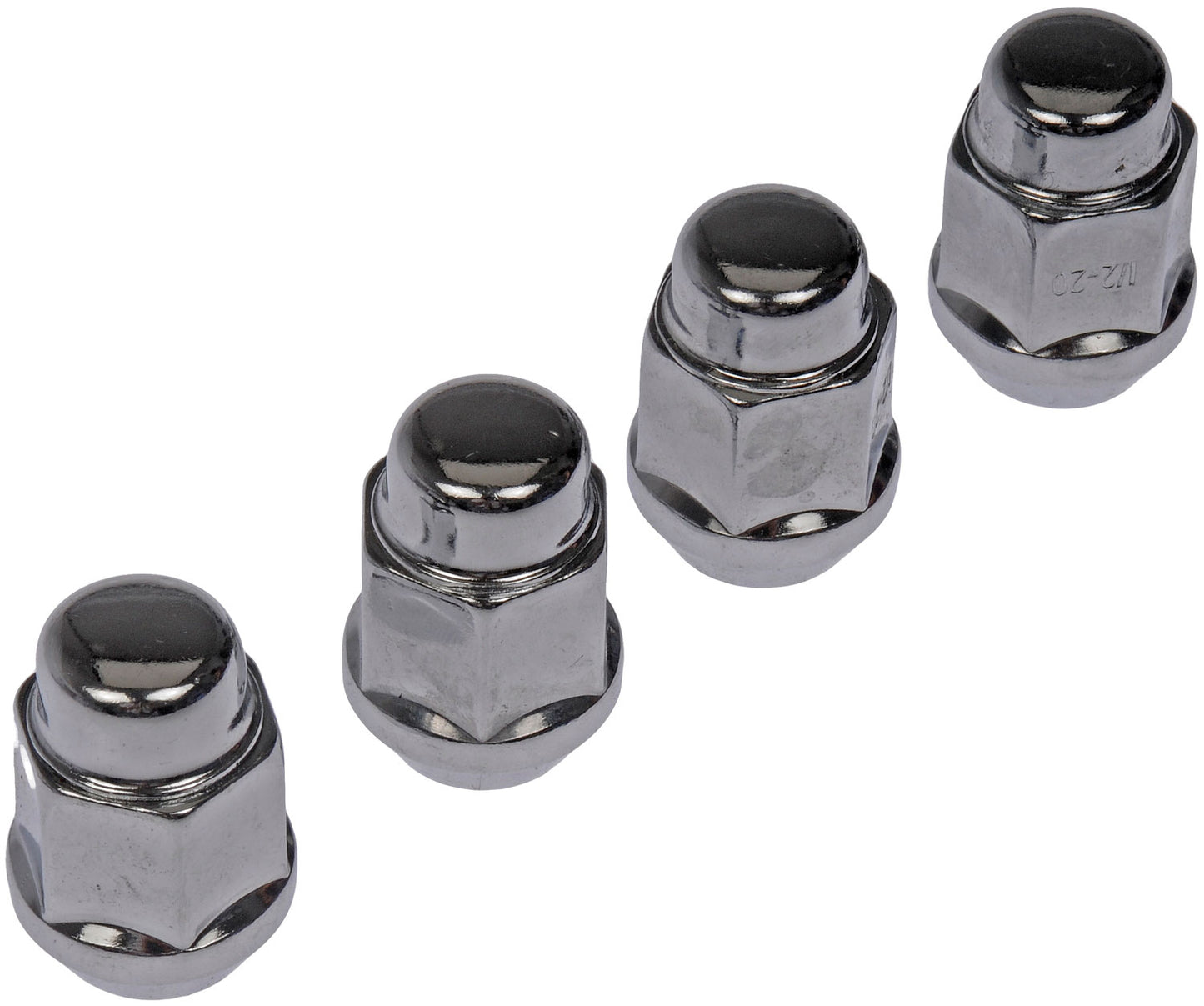 Wheel Nut Chrome Acorn Bulge Seat 1/2-20 - Dorman# 711-205