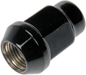 Black Bulge Seat Acorn Wheel Nut - 1/2-20 - Dorman# 711-205A