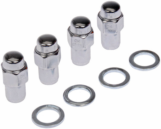 Wheel Nut Chrome Std. Mag 2-Pc 1/2-20 - Dorman# 711-208