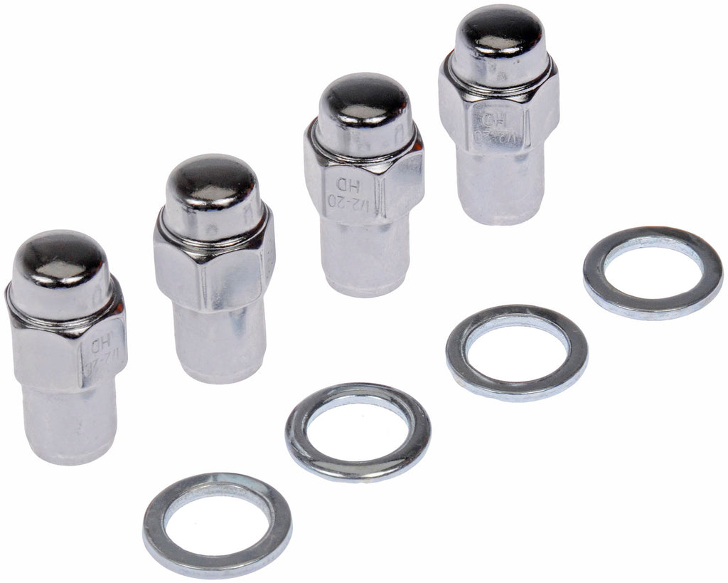 Wheel Nut Chrome Std. Mag 2-Pc 1/2-20 - Dorman# 711-208