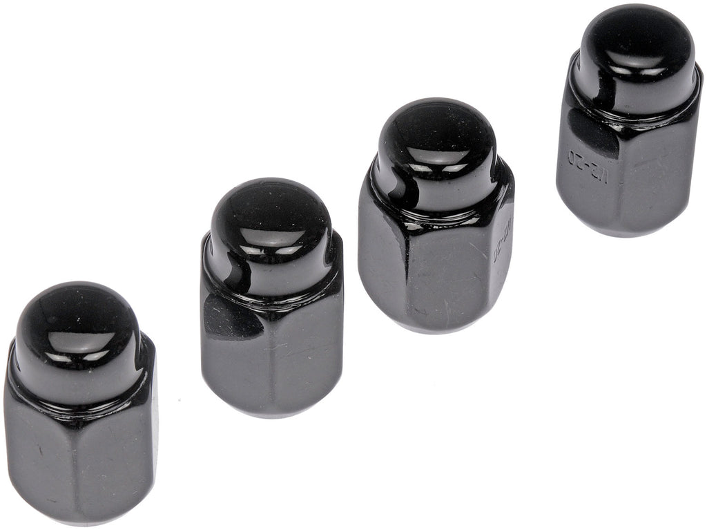 Wheel Nut Black Chrome Acorn 2-Pc 1/2-20 - Dorman# 711-211