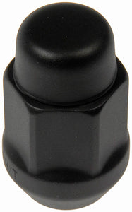New Matte Black Acorn Nut Lock Set 1/2-20 - Dorman 711-235C