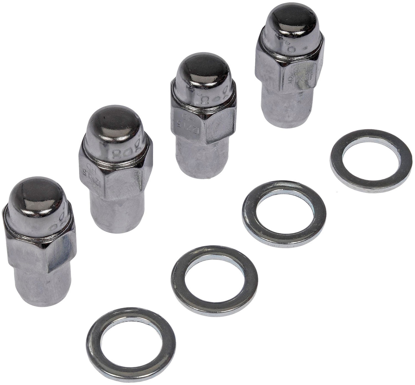 Wheel Nut Chrome Std. Mag 2-Pc M12-1.50 - Dorman# 711-308