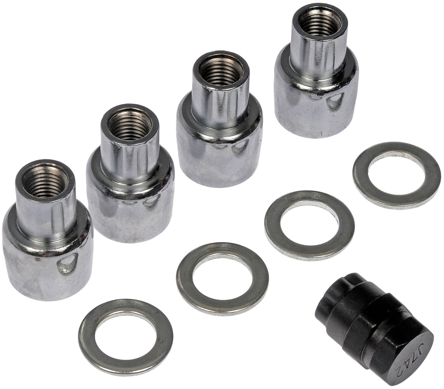 Chrome Wheel Lug Nut Lock (Dorman #711-328)