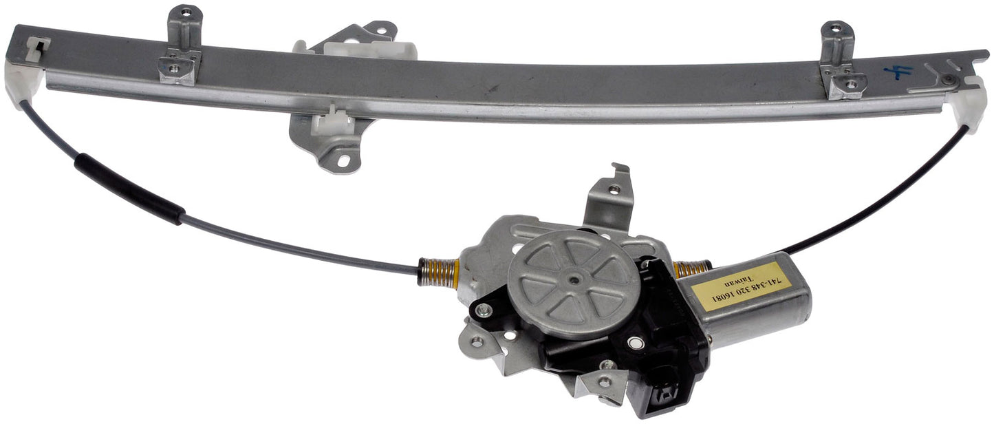 One New Front Left Power Window Regulator with Motor Dorman 741-348