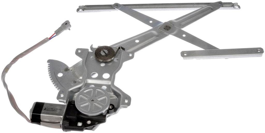 One New Front Right Power Window Regulator with Motor Dorman 741-537