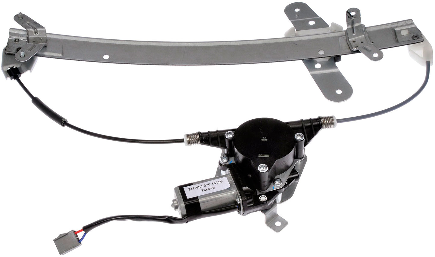 One New Front Right Power Window Regulator with Motor Dorman 741-687