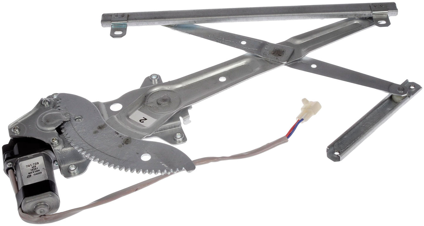 One New Rear Right Power Window Regulator with Motor Dorman 741-729