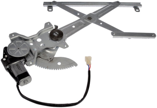 One New Rear Left Power Window Regulator with Motor Dorman 741-730