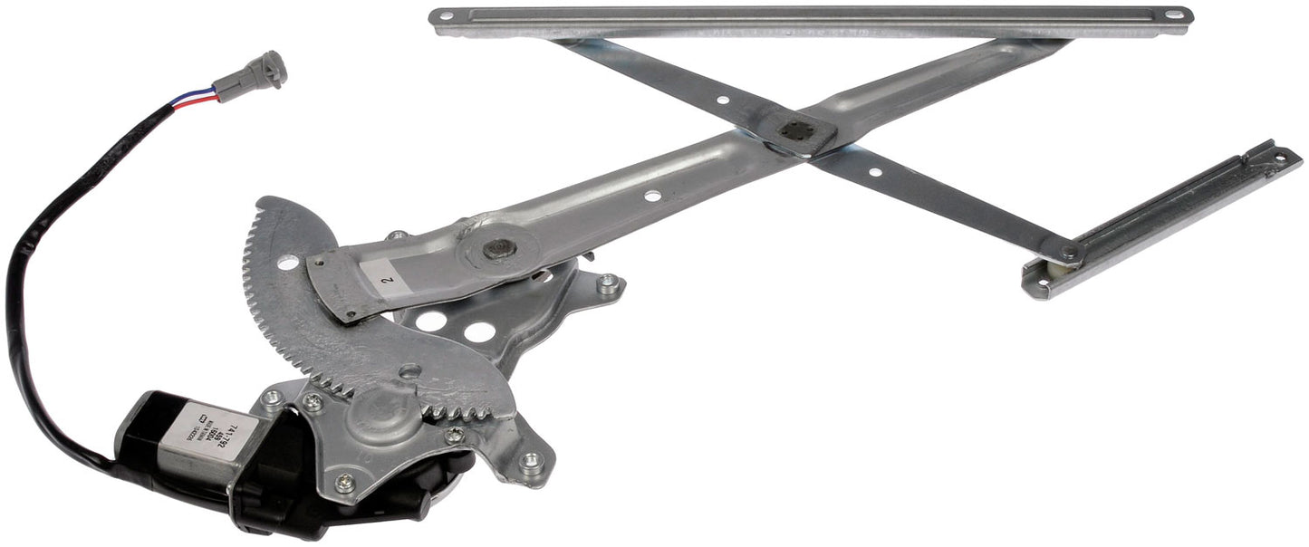 One New Front Left Power Window Regulator with Motor Dorman 741-792