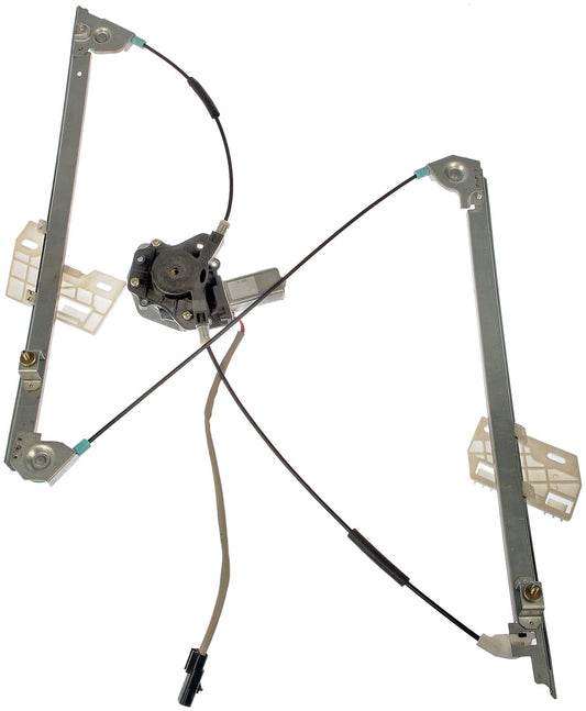One New Front Left Power Window Regulator with Motor Dorman 741-858